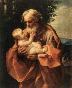RENI, Guido St Joseph with the Infant Jesus dy oil painting
